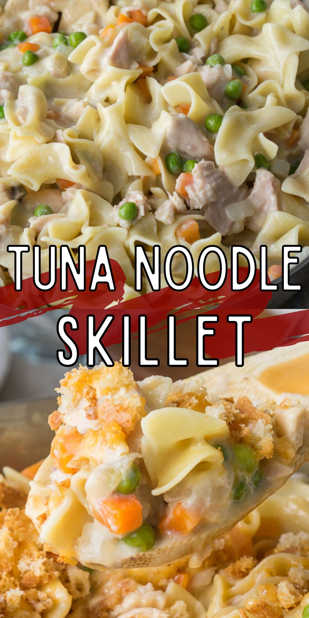 Tuna Noodle Skillet Casserole I Wash You Dry