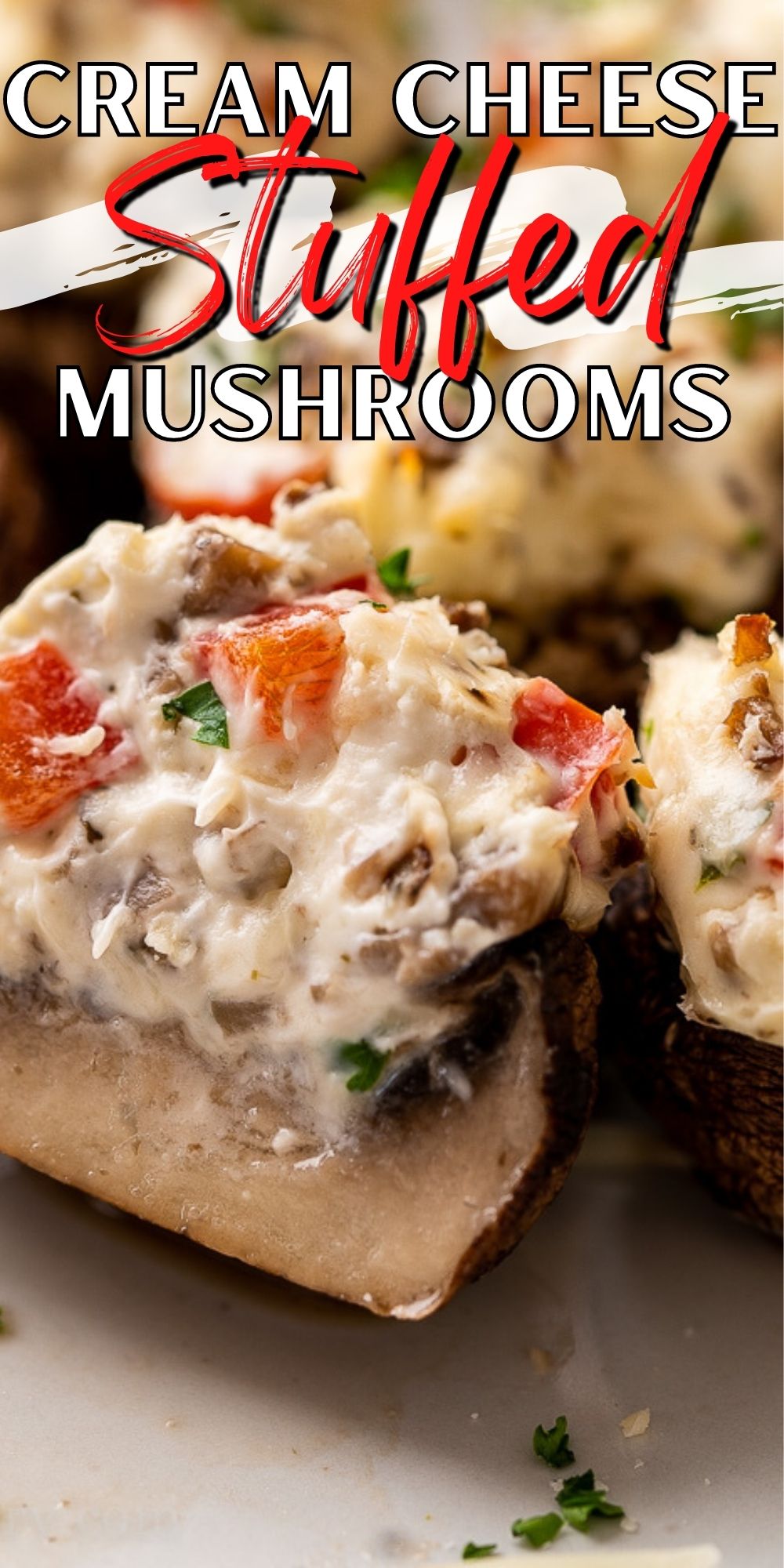 Cream Cheese Stuffed Mushrooms - I Wash You Dry