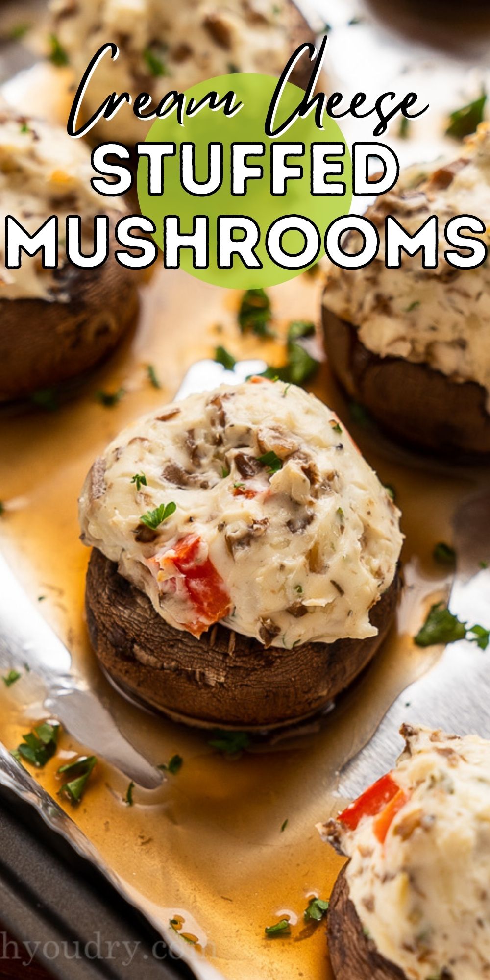 Cream Cheese Stuffed Mushrooms - I Wash You Dry
