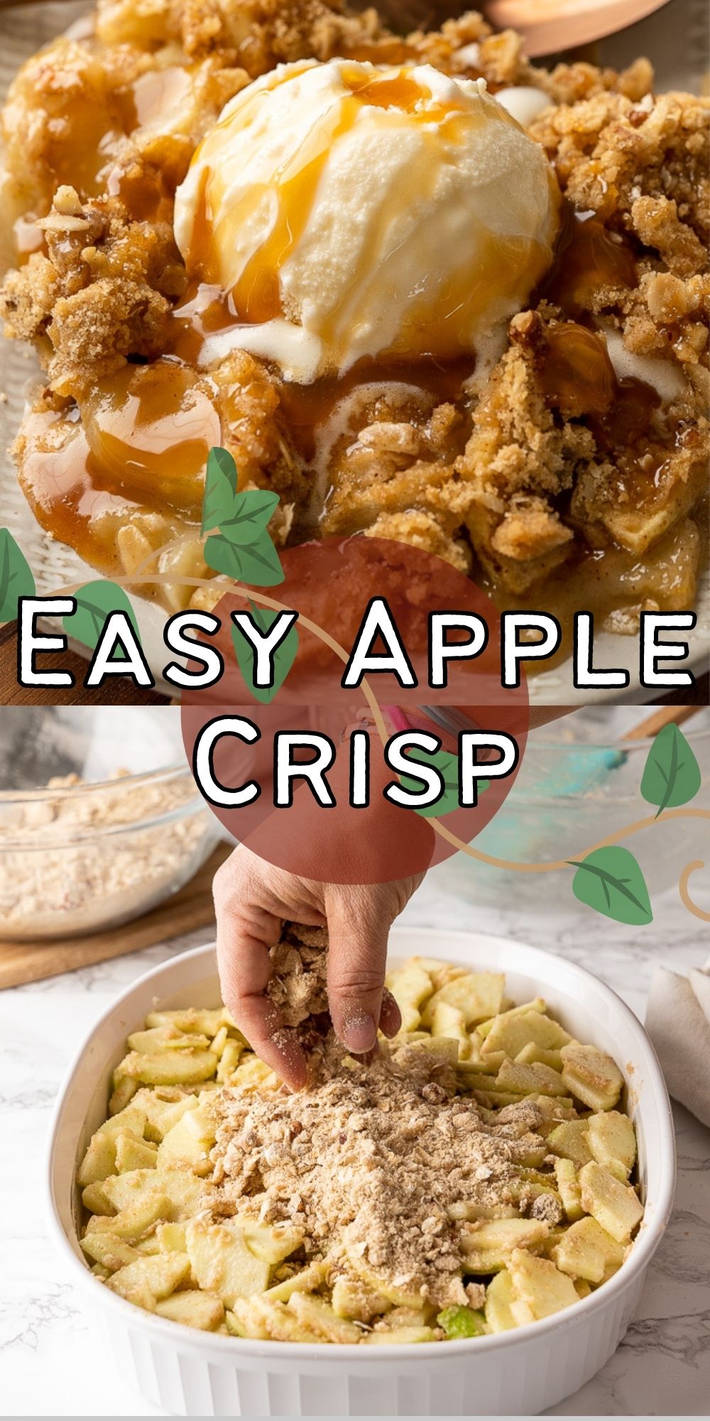 Easy Apple Crisp Recipe I Wash You Dry
