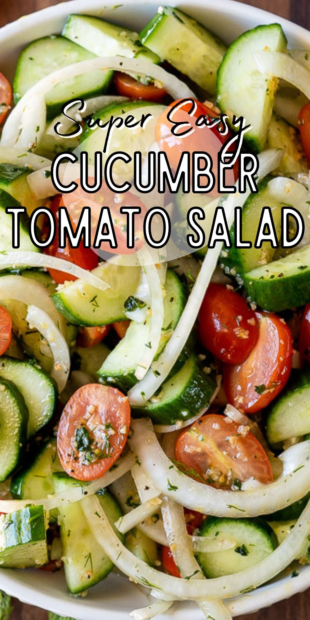 Cucumber Tomato Salad - I Wash You Dry