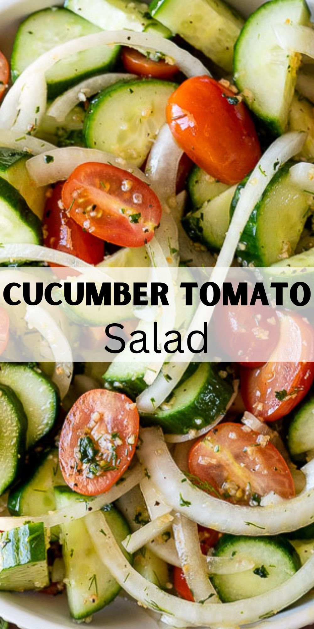 Cucumber Tomato Salad - I Wash You Dry