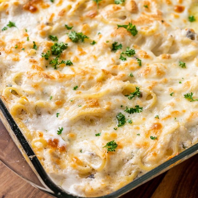 Easy Chicken Tetrazzini Recipe - I Wash You Dry