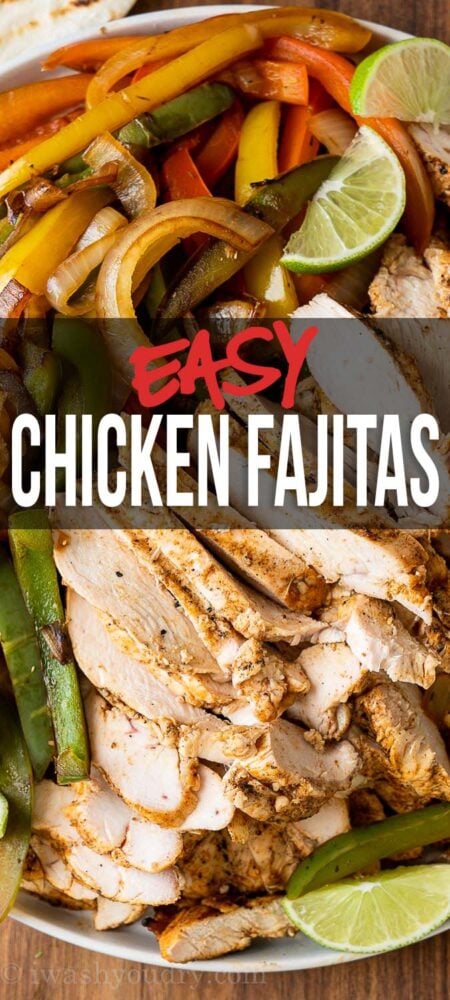 easy chicken fajita recipe