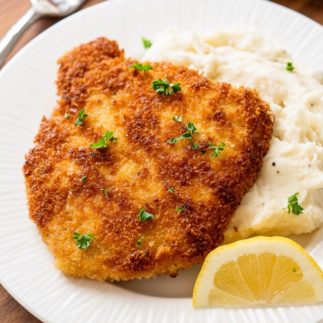 Easy Pork Schnitzel Recipe - I Wash You Dry