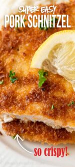 Easy Pork Schnitzel Recipe - I Wash You Dry