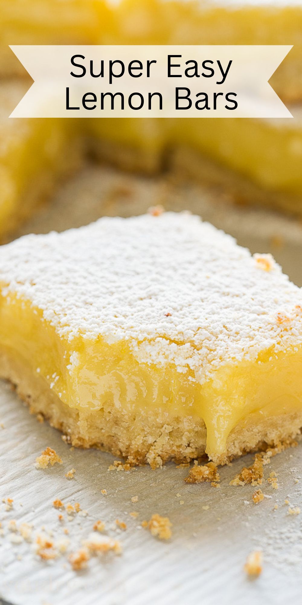 Easy Lemon Bar Recipe - I Wash You Dry