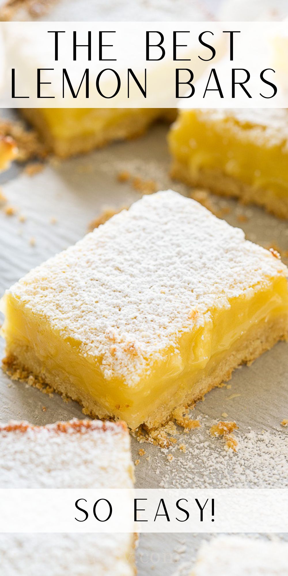 Easy Lemon Bar Recipe - I Wash You Dry