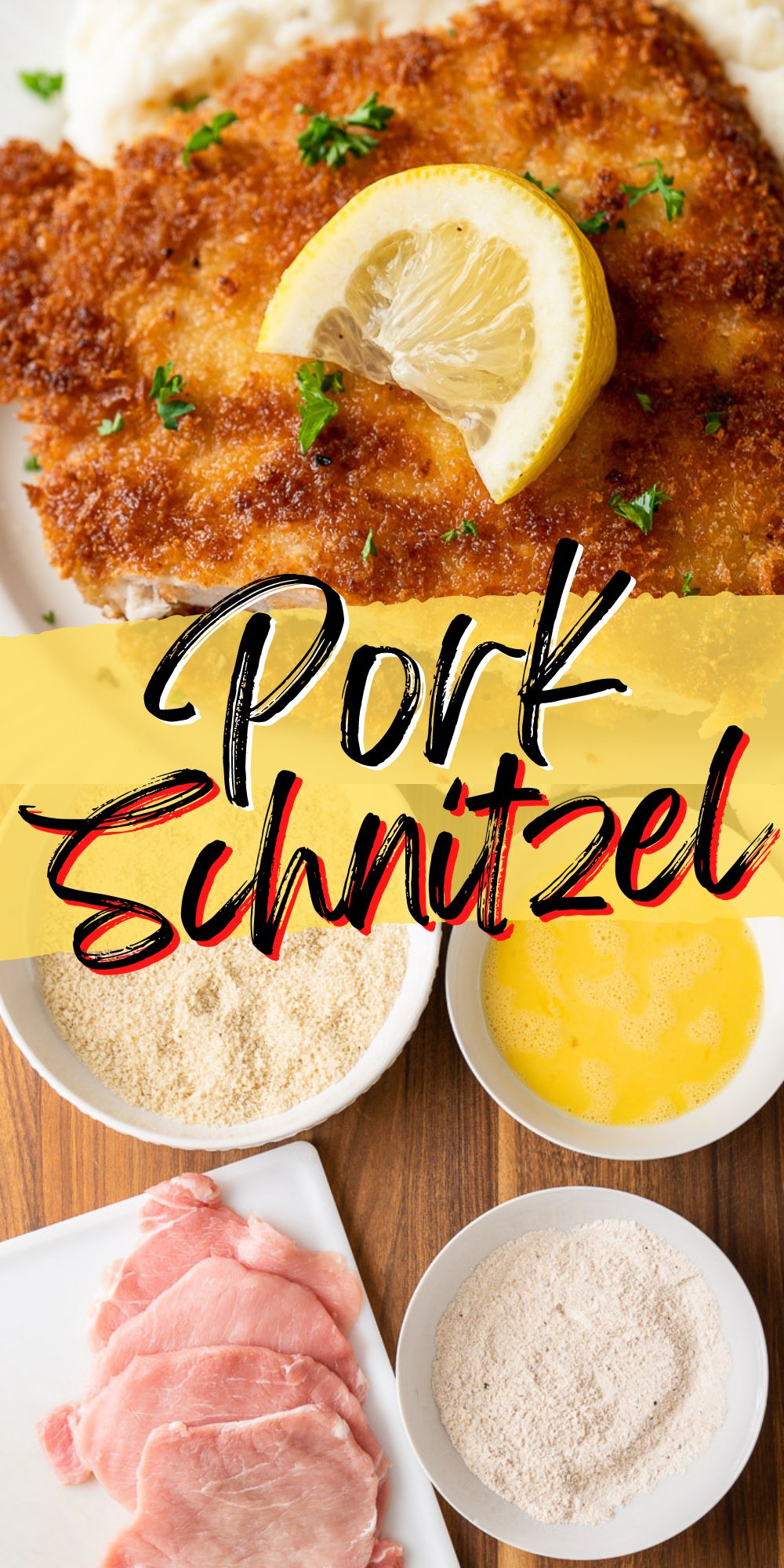 Easy Pork Schnitzel Recipe I Wash You Dry