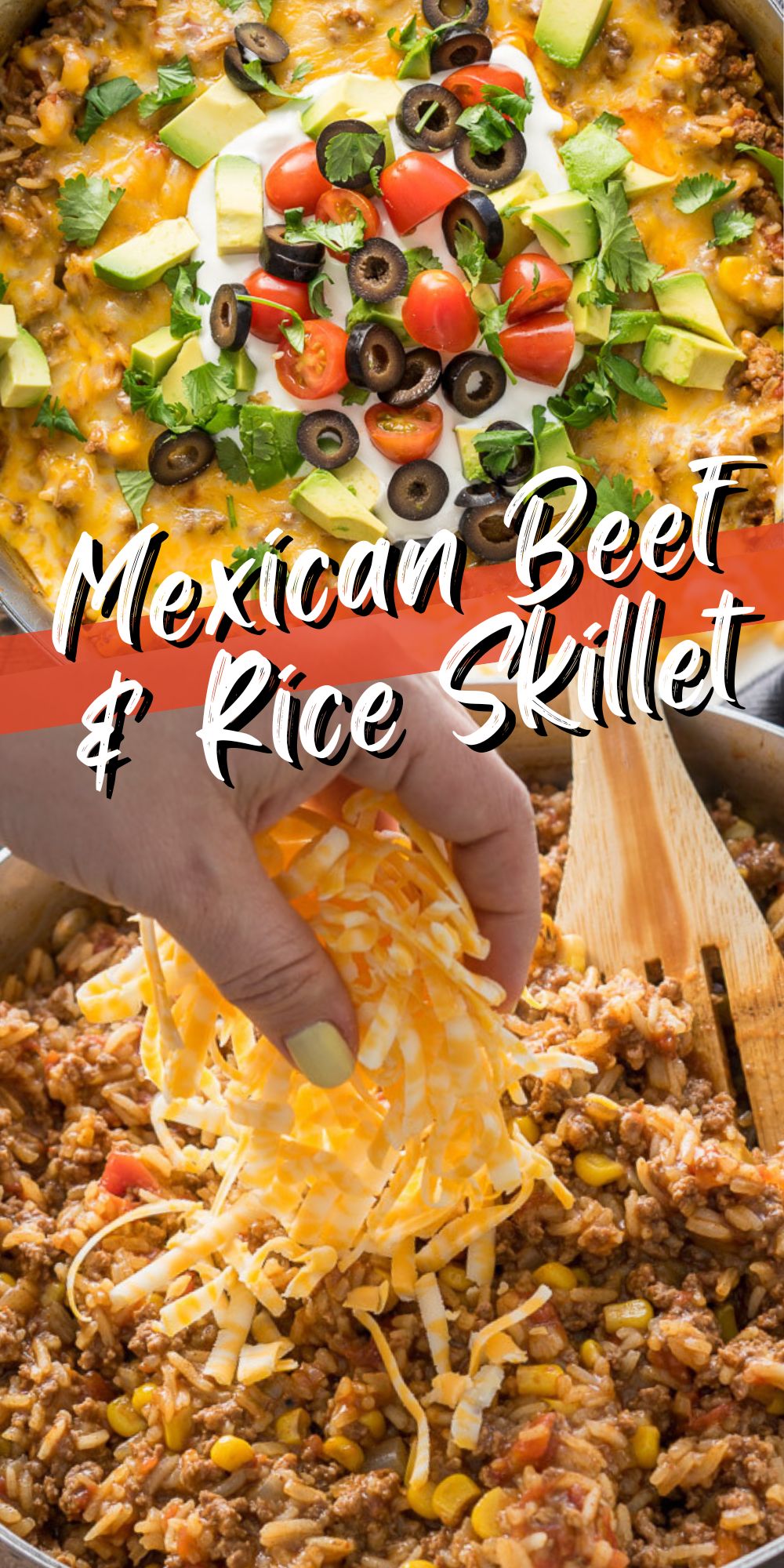 One Skillet Mexican Beef and Rice - I Wash You Dry