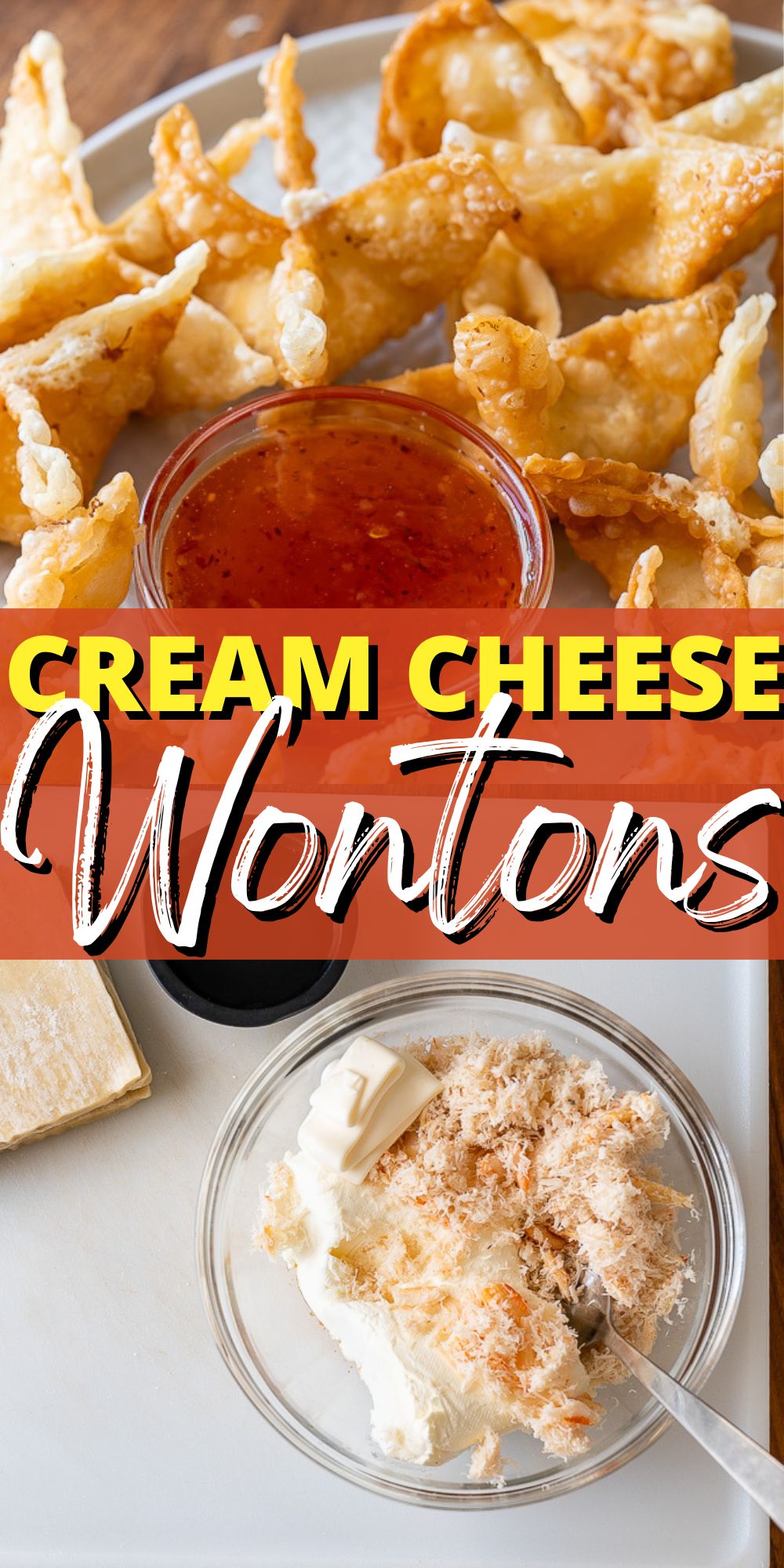 Easy Cream Cheese Wontons I Wash You Dry