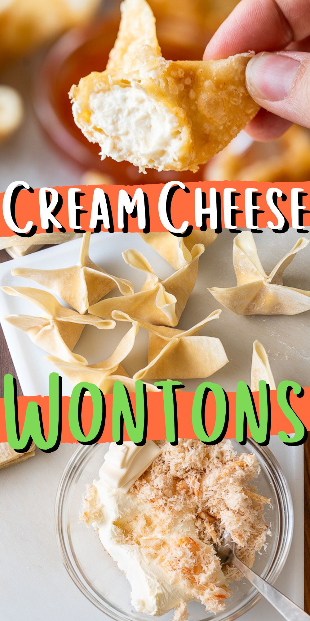 Easy Cream Cheese Wontons I Wash You Dry