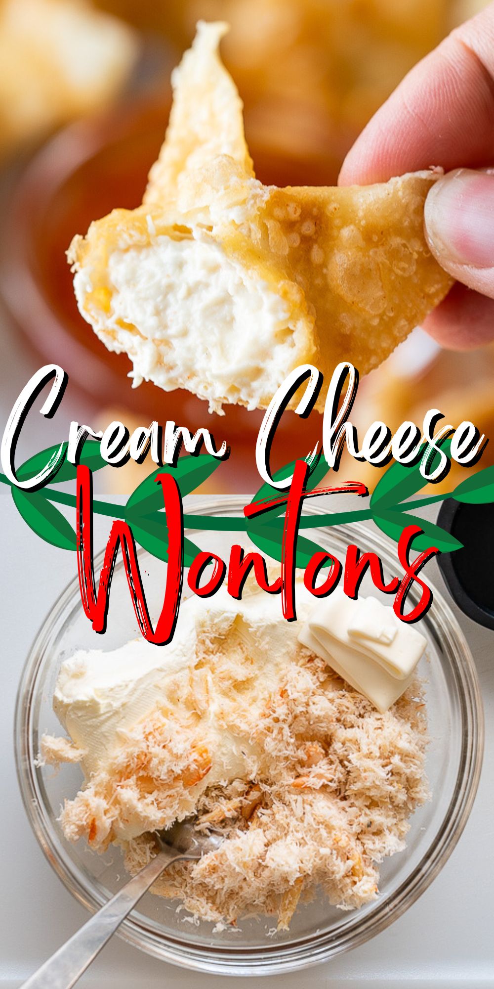 Easy Cream Cheese Wontons I Wash You Dry