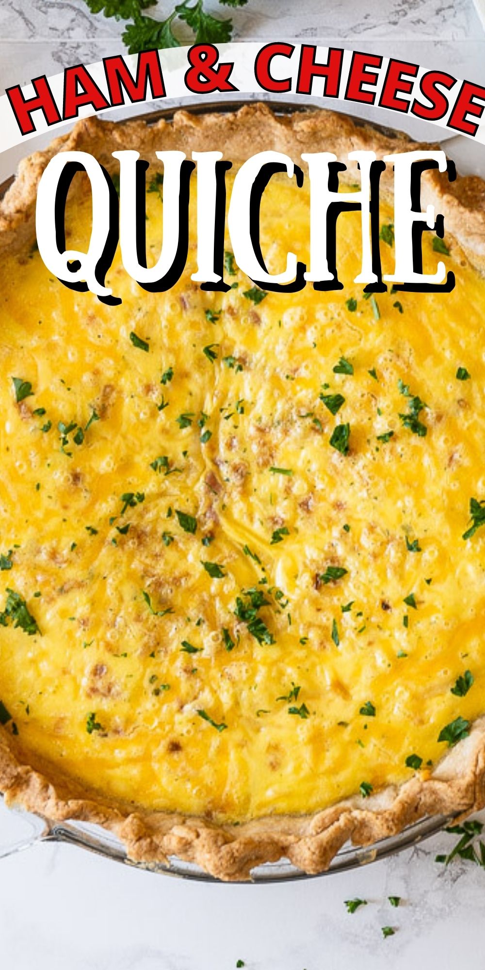 Easy Ham Cheddar Quiche Recipe - I Wash You Dry