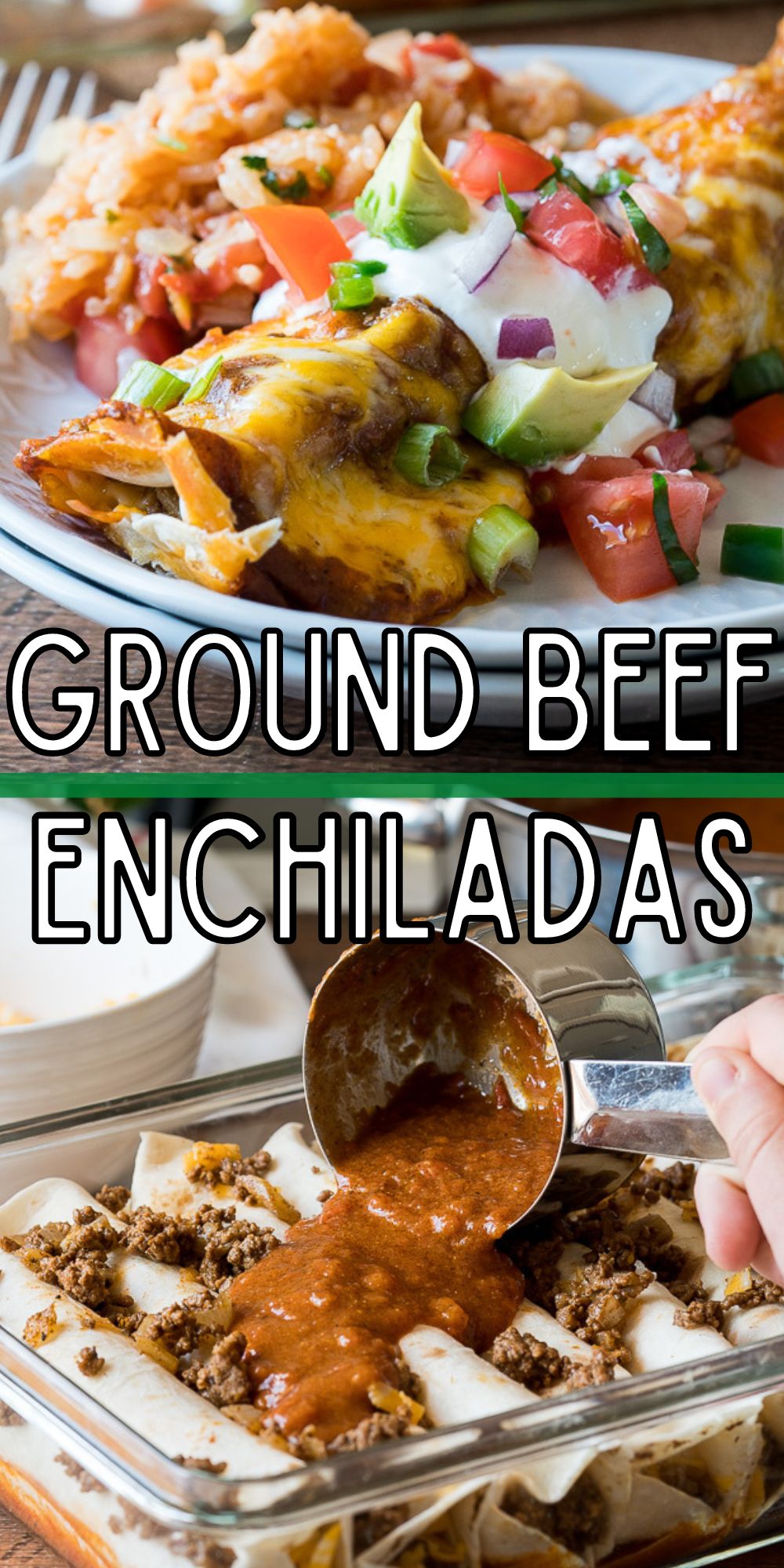 Easy Ground Beef Enchiladas I Wash You Dry