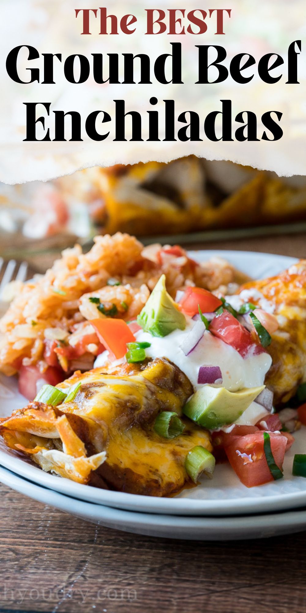 Easy Ground Beef Enchiladas I Wash You Dry