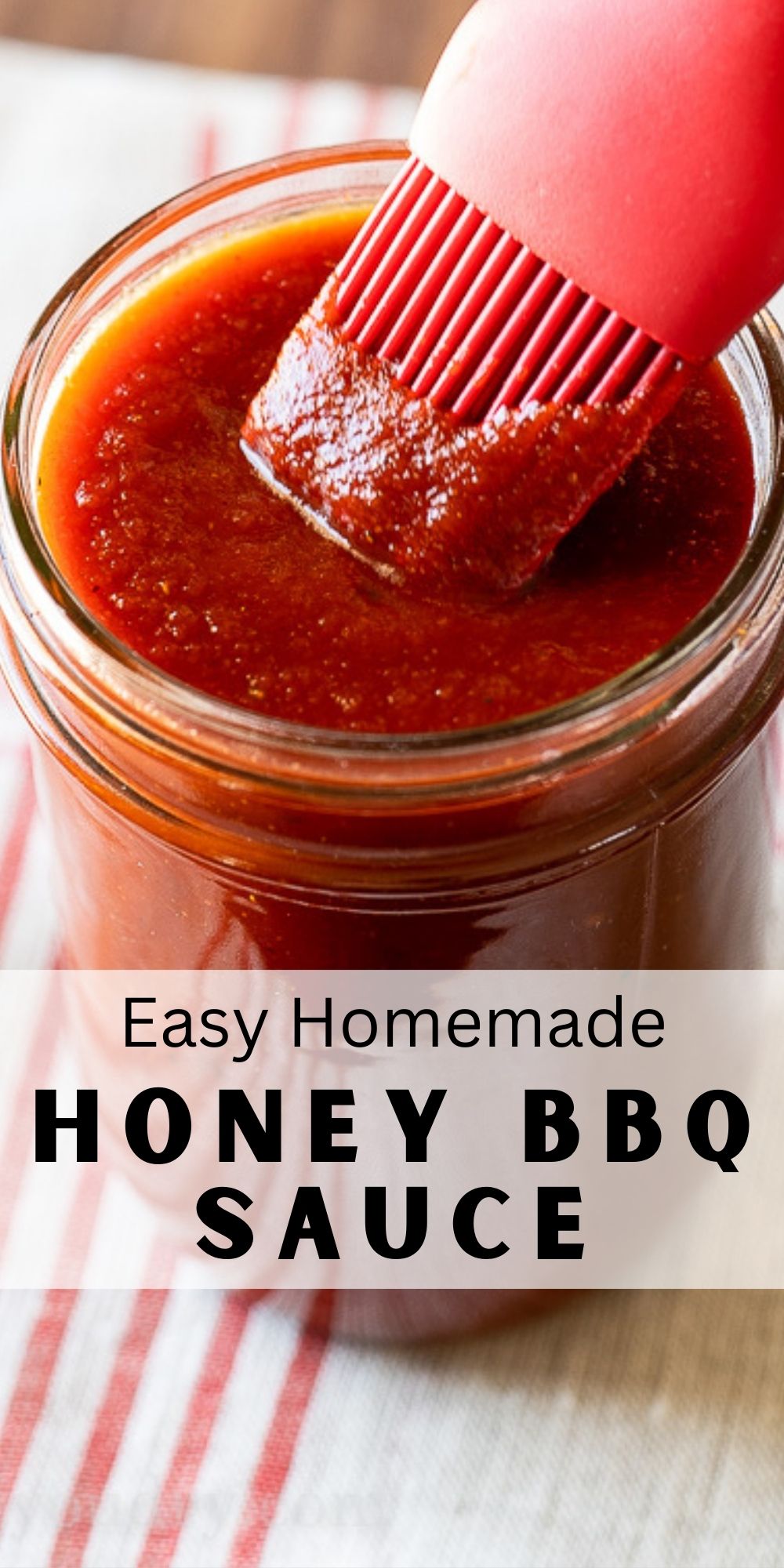 Homemade Honey BBQ Sauce - I Wash You Dry