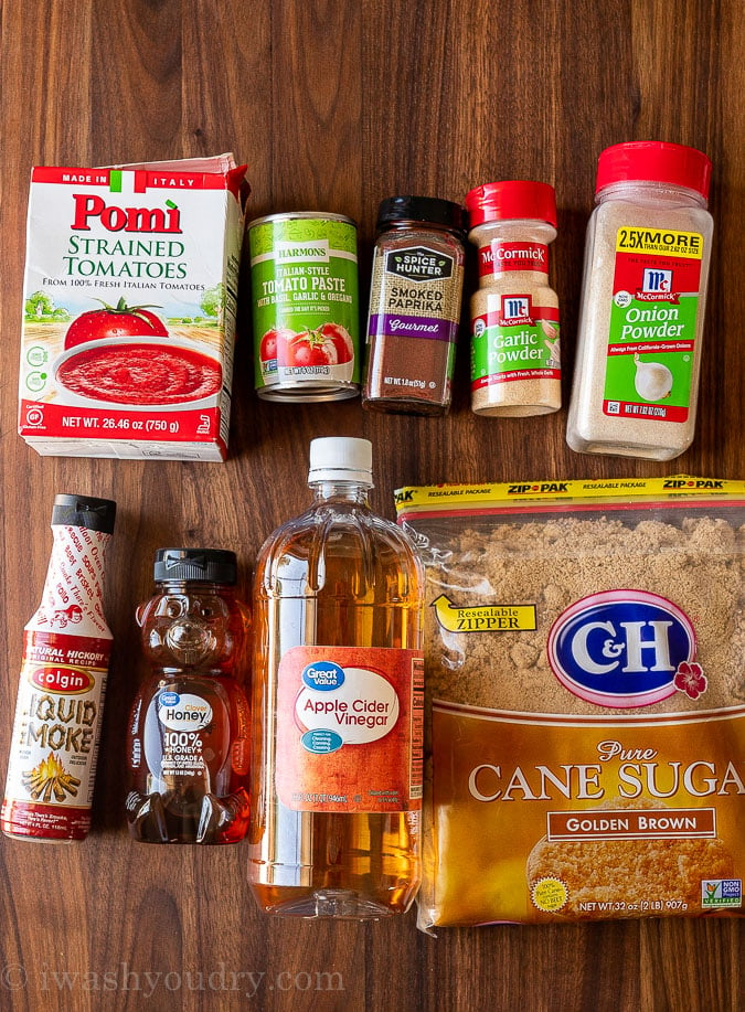 ingredients needed to make honey bbq sauce at home