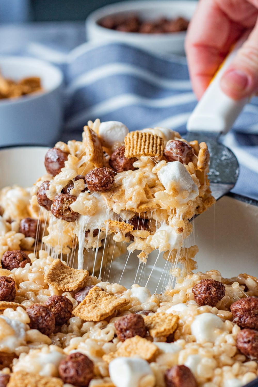S'mores Rice Krispie Treats I Wash You Dry