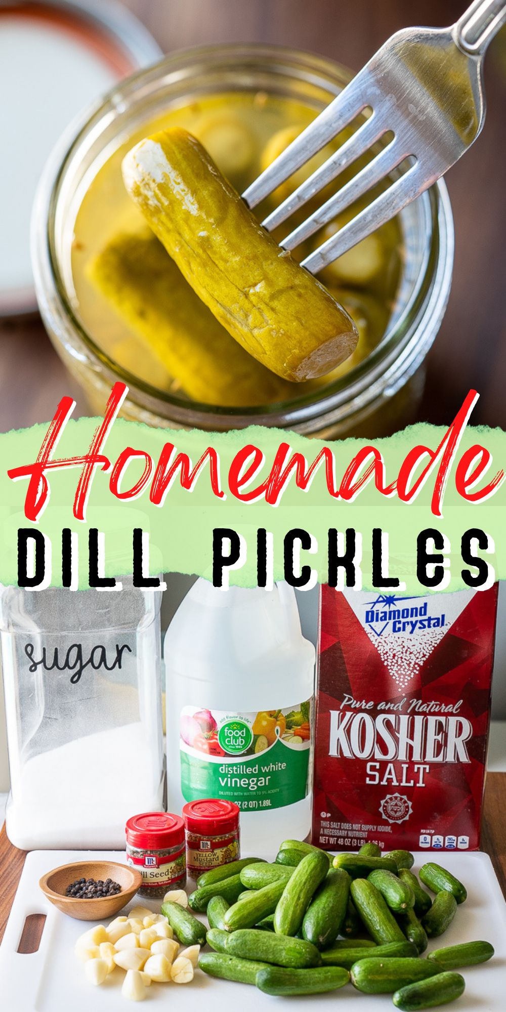 Homemade Canned Dill Pickles I Wash You Dry