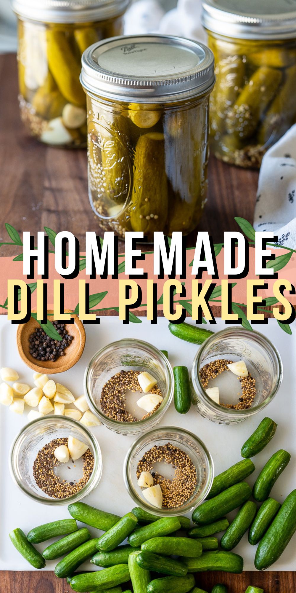 Homemade Canned Dill Pickles I Wash You Dry