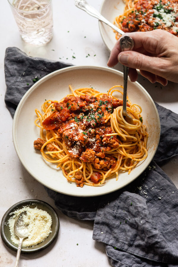 Quick and Easy Spaghetti Sauce Recipe - I Wash You Dry