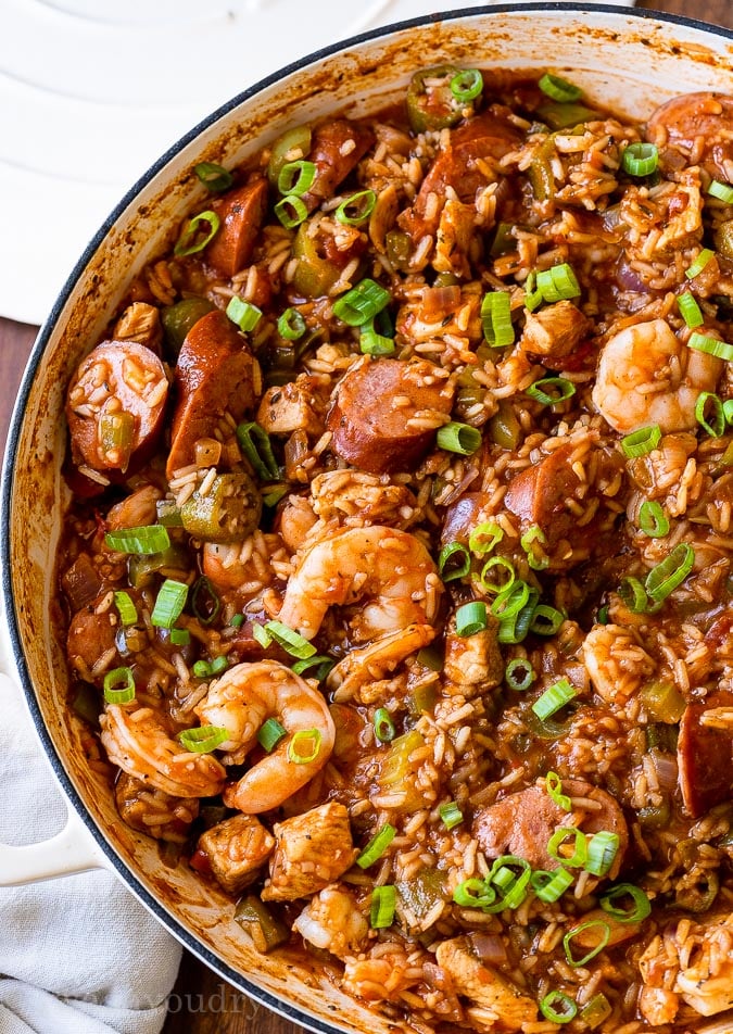 One Pan Jambalaya Recipe I Wash You Dry