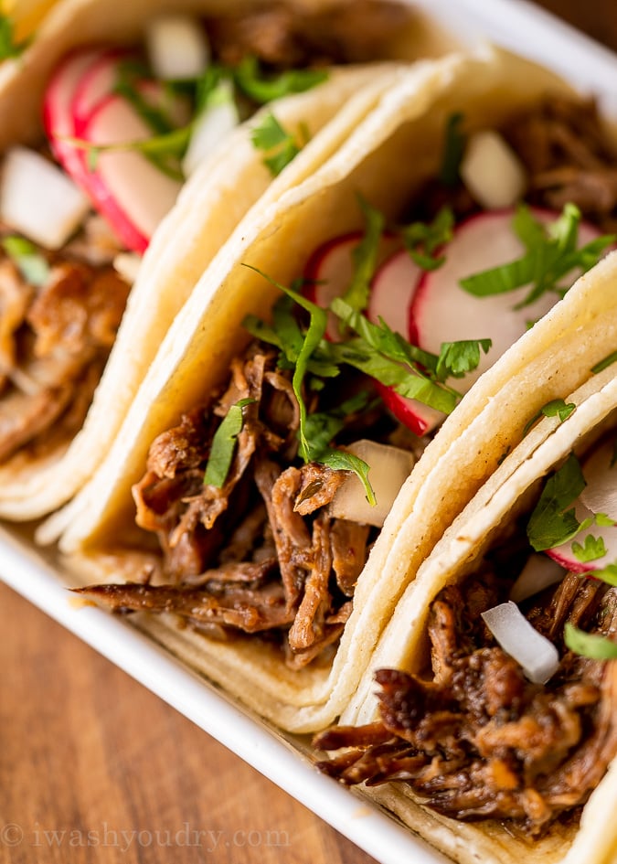 slow cooker barbacoa beef tacos