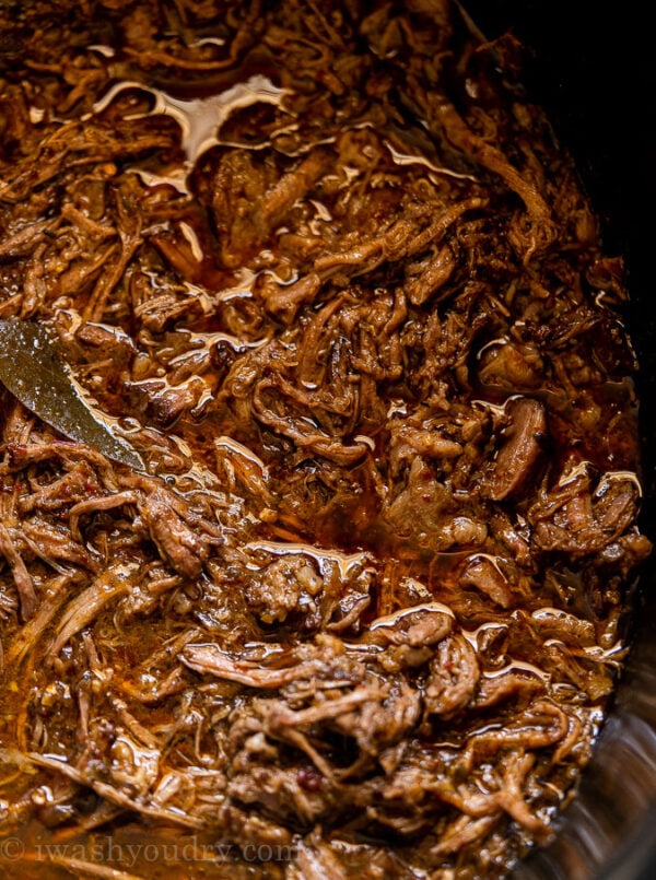 Slow Cooker Barbacoa Beef - I Wash You Dry