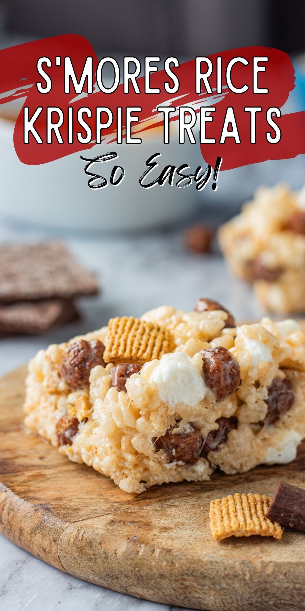 S'mores Rice Krispie Treats - I Wash You Dry