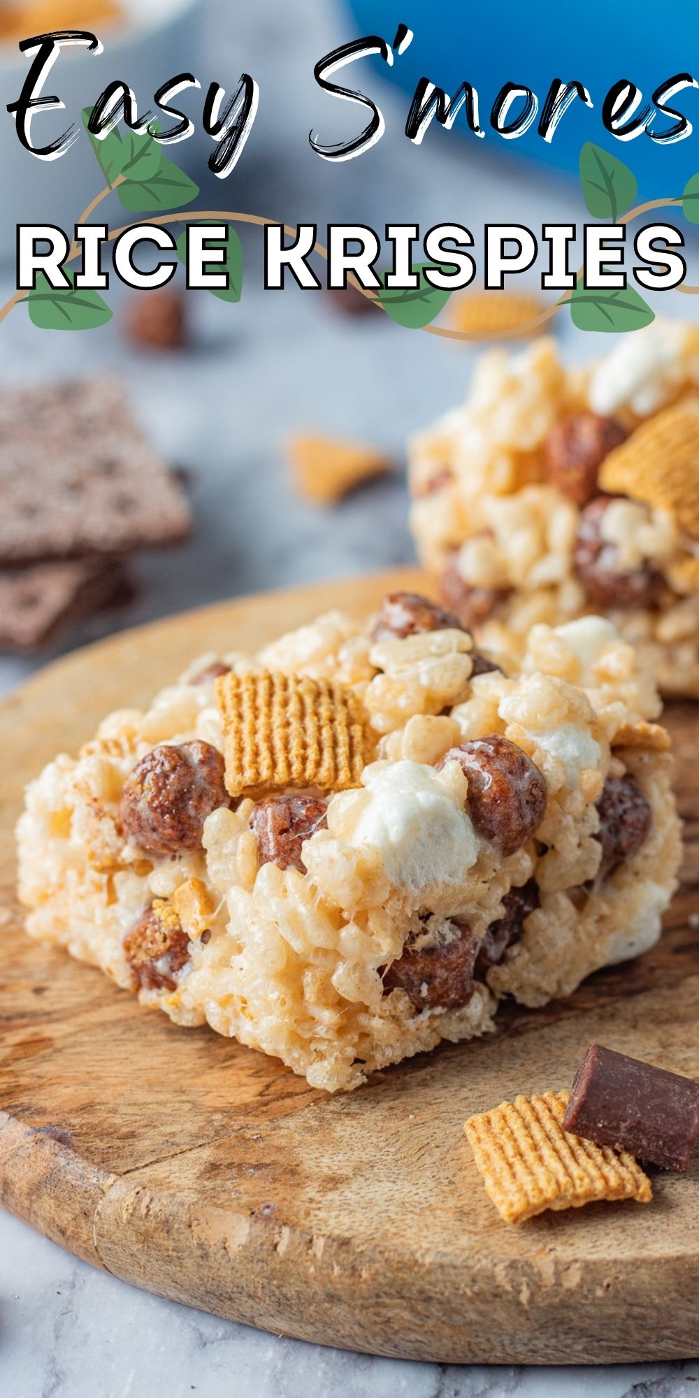 S'mores Rice Krispie Treats - I Wash You Dry