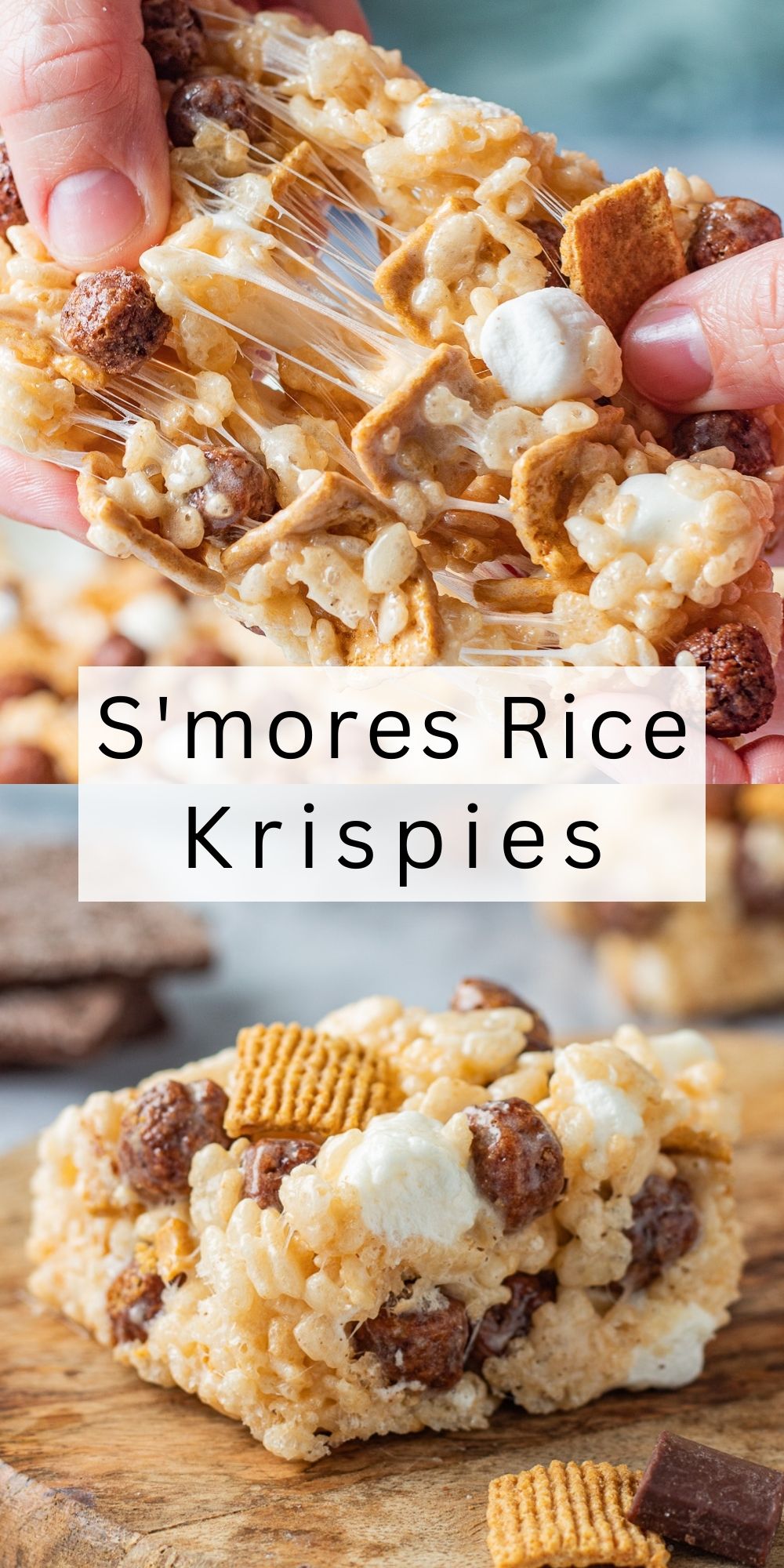 S'mores Rice Krispie Treats - I Wash You Dry