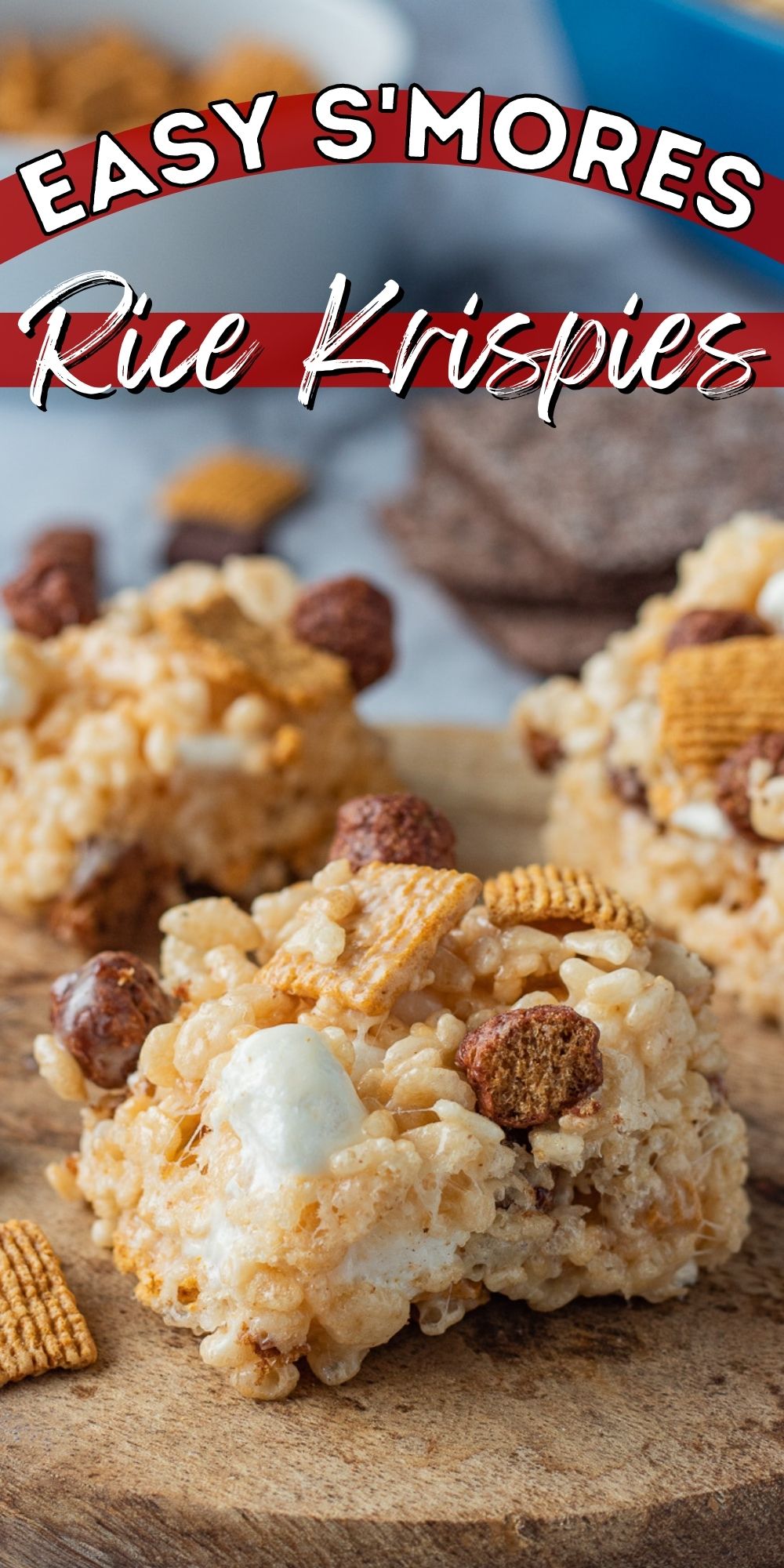 S'mores Rice Krispie Treats - I Wash You Dry