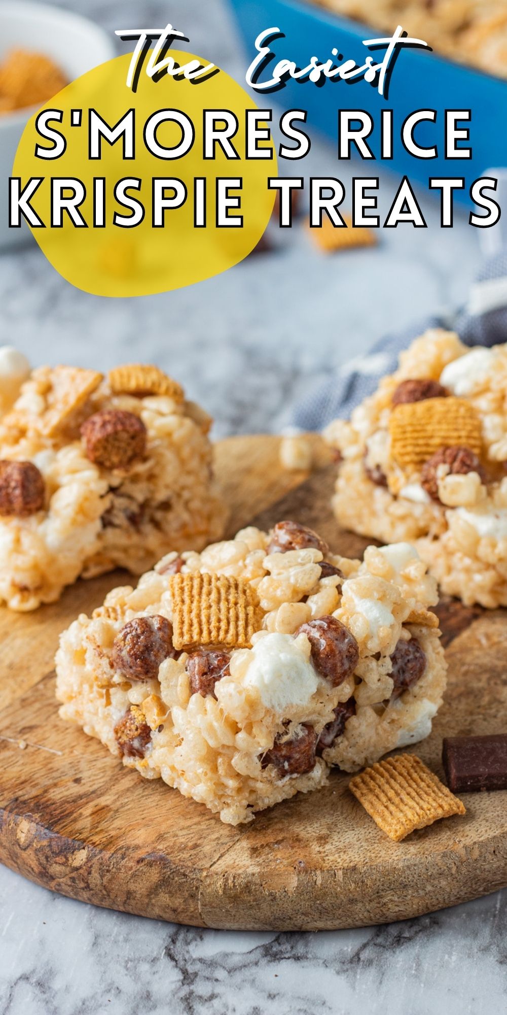 S'mores Rice Krispie Treats - I Wash You Dry