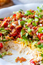 Super Easy BLT Dip - I Wash You Dry