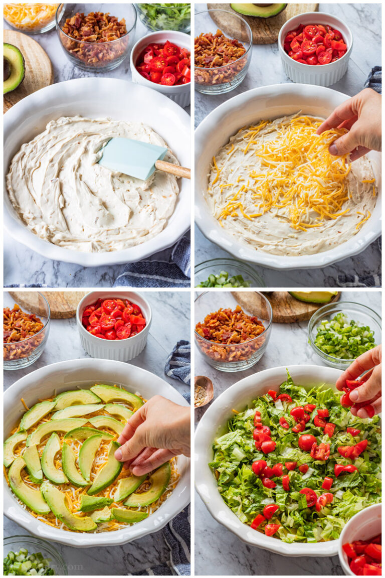 Super Easy BLT Dip - I Wash You Dry