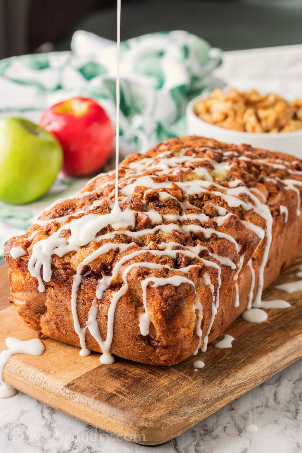 Amish Apple Fritter Bread - I Wash You Dry