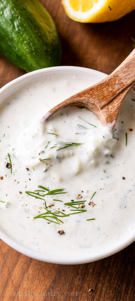 Creamy Tzatziki Sauce Recipe