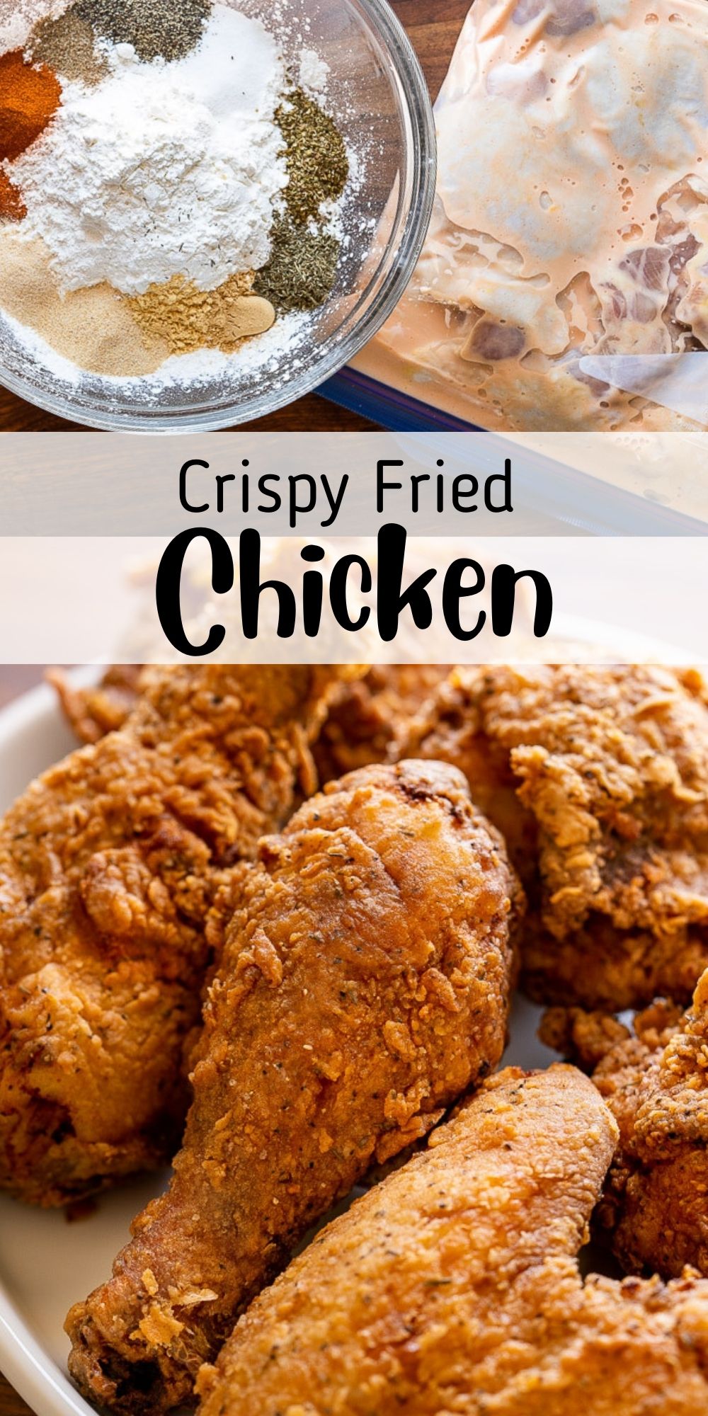 Crispy Fried Chicken Recipe - I Wash You Dry