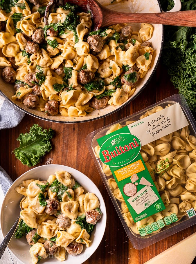 buitoni tortellini with kale and sausage