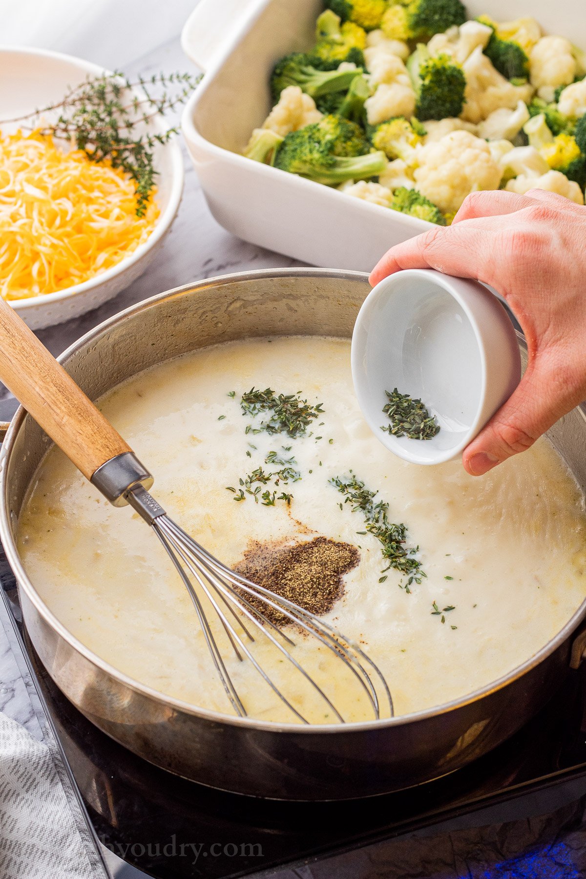 Broccoli Cauliflower Casserole - I Wash You Dry