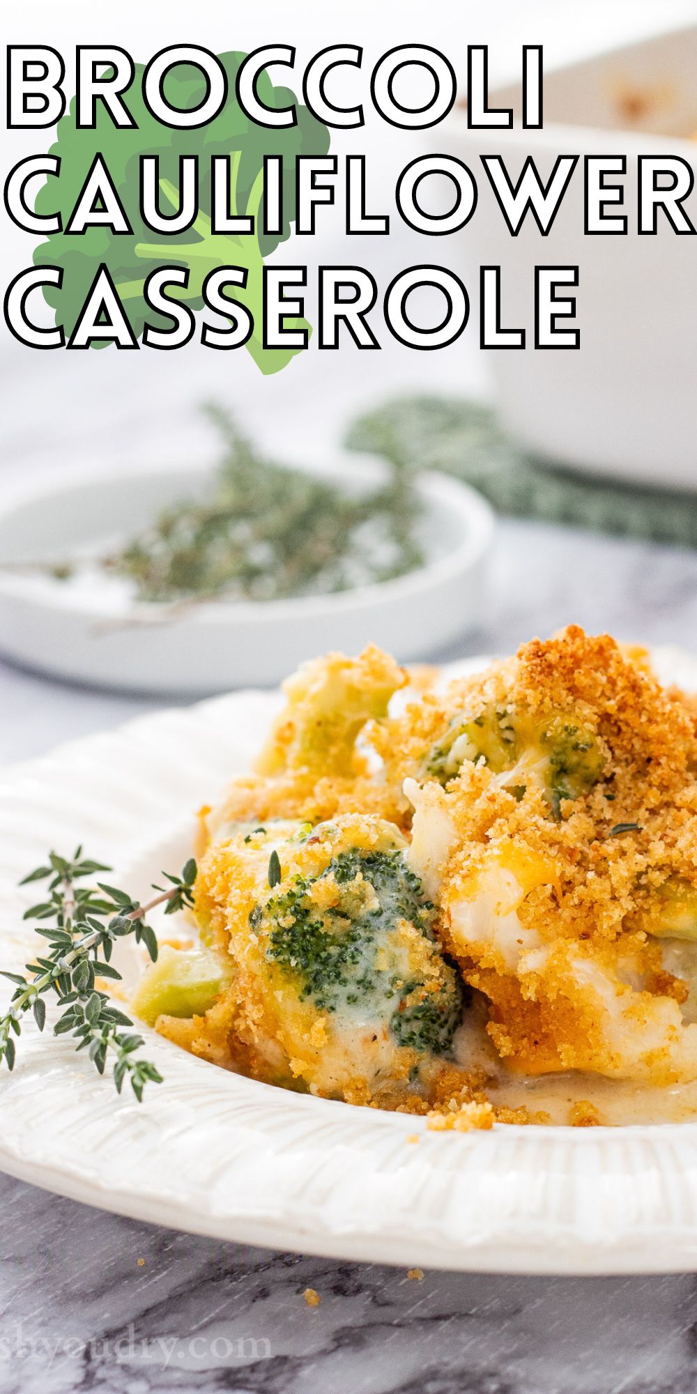 Broccoli Cauliflower Casserole I Wash You Dry