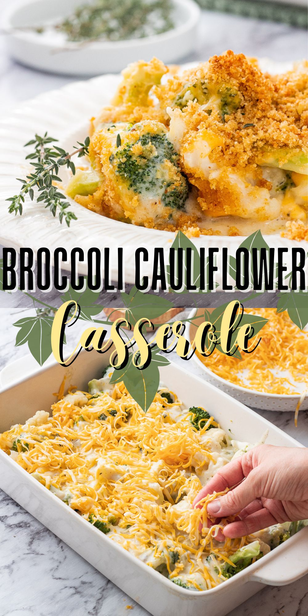 Broccoli Cauliflower Casserole I Wash You Dry