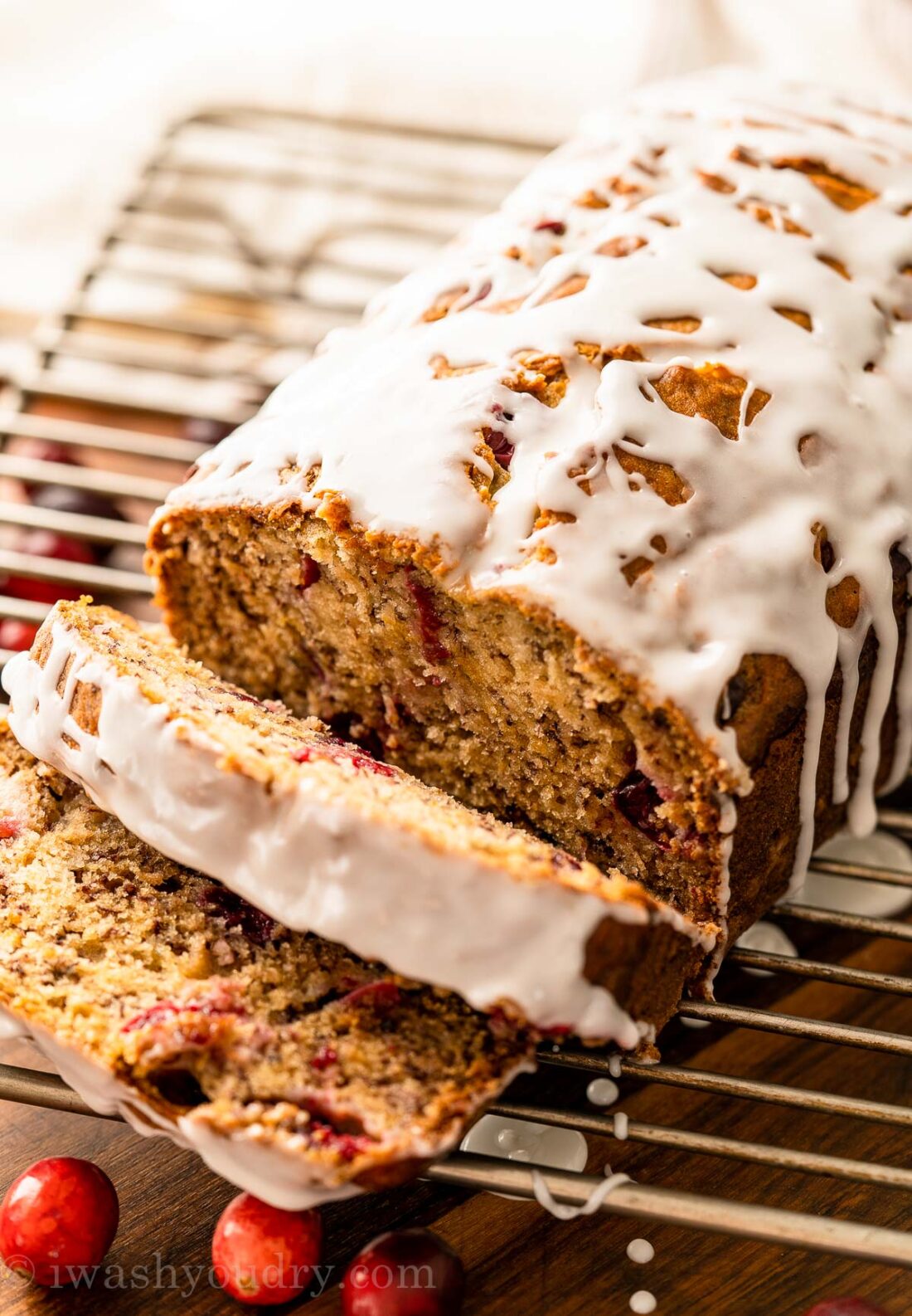 Cranberry Banana Bread Recipe - I Wash You Dry