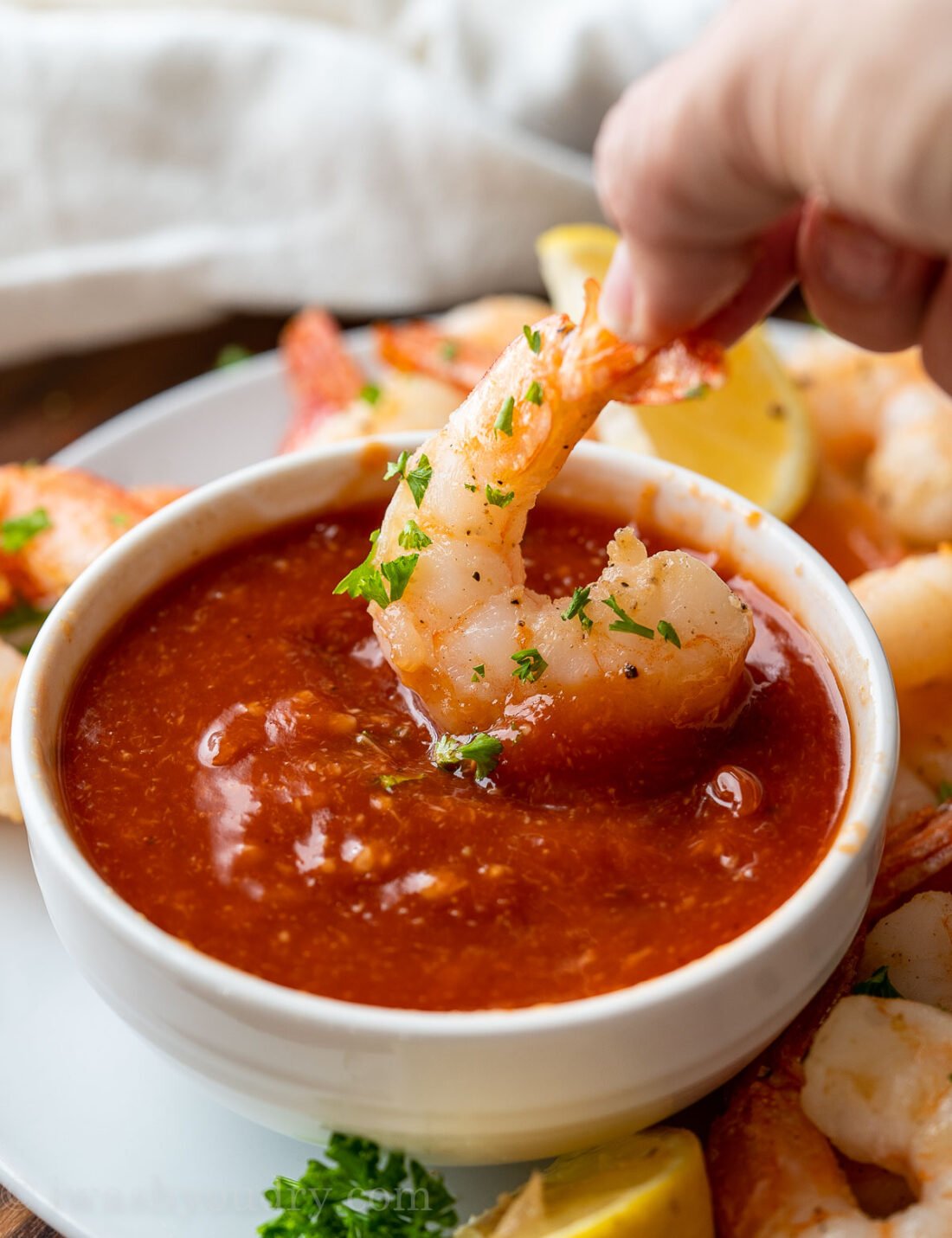 Air Fryer Garlic Shrimp Recipe - I Wash You Dry