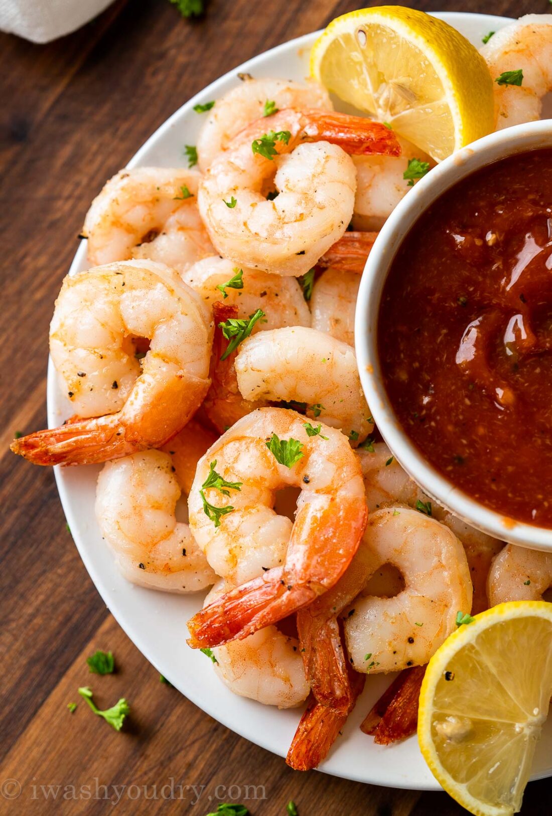 Air Fryer Garlic Shrimp Recipe - I Wash You Dry