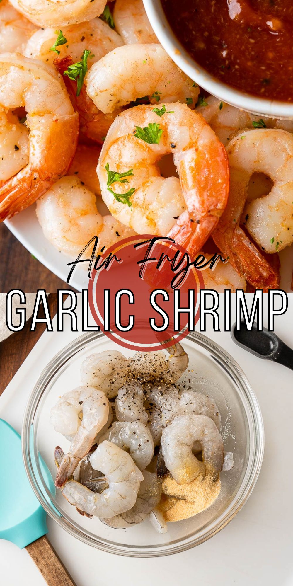 Air Fryer Garlic Shrimp Recipe - I Wash You Dry