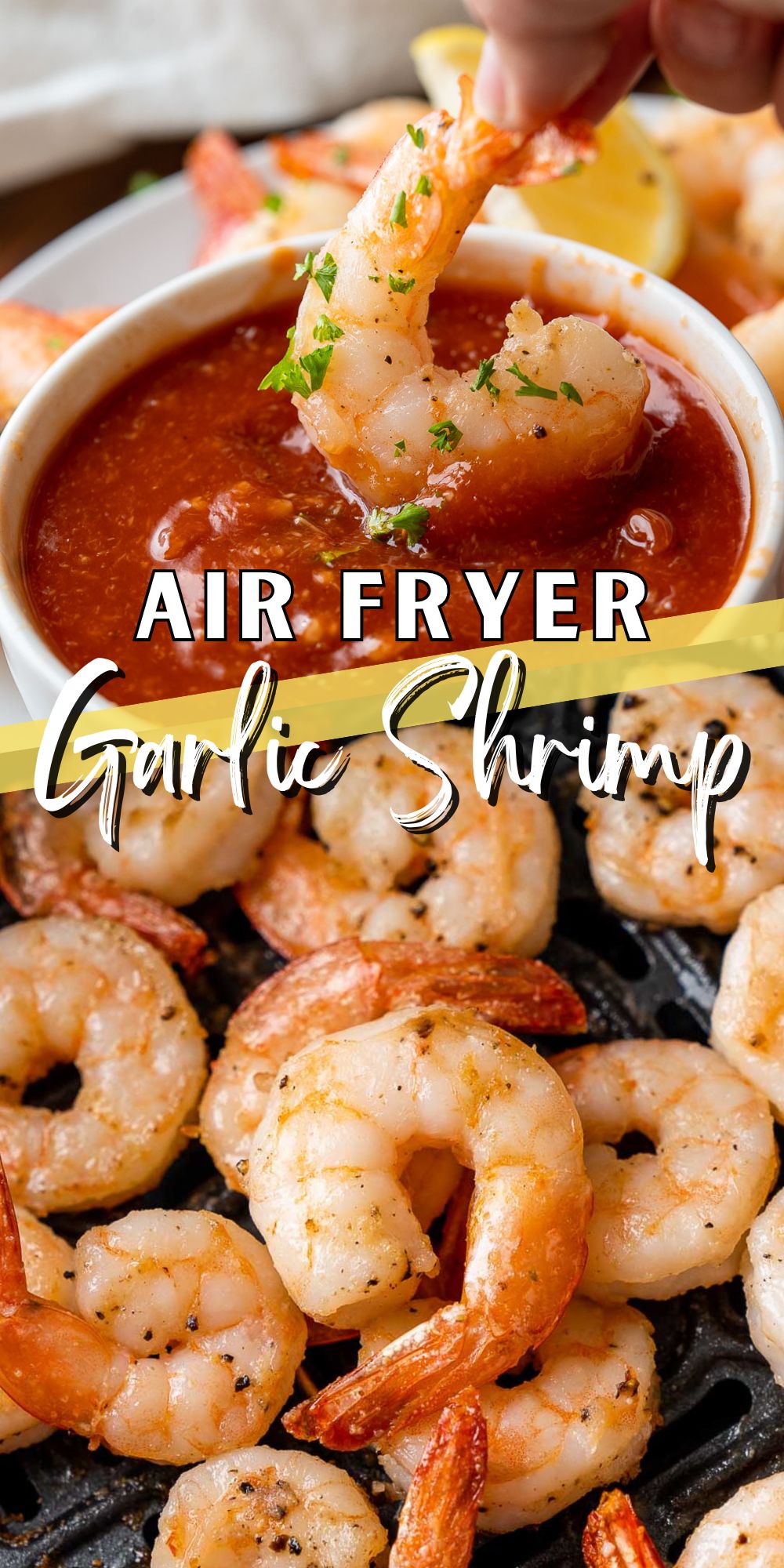 Air Fryer Garlic Shrimp Recipe - I Wash You Dry