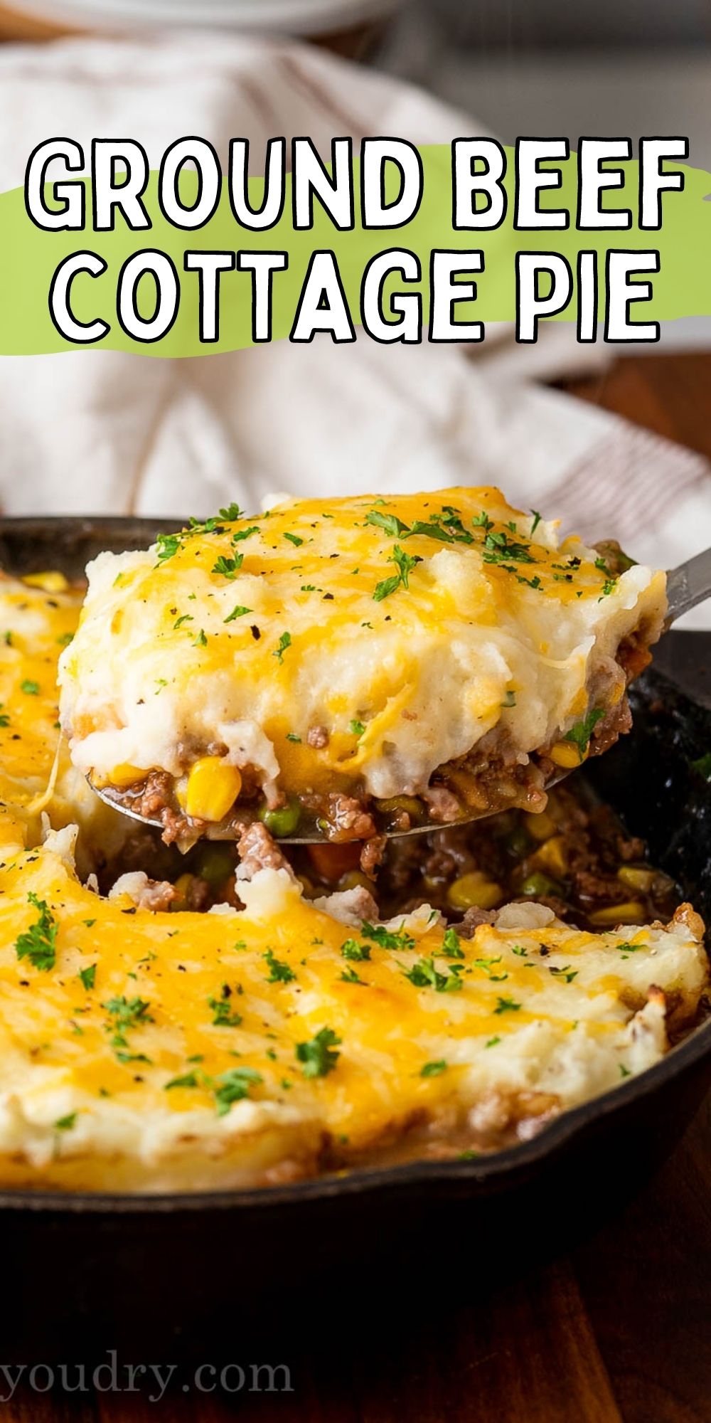 Ground Beef Cottage Pie Recipe - I Wash You Dry