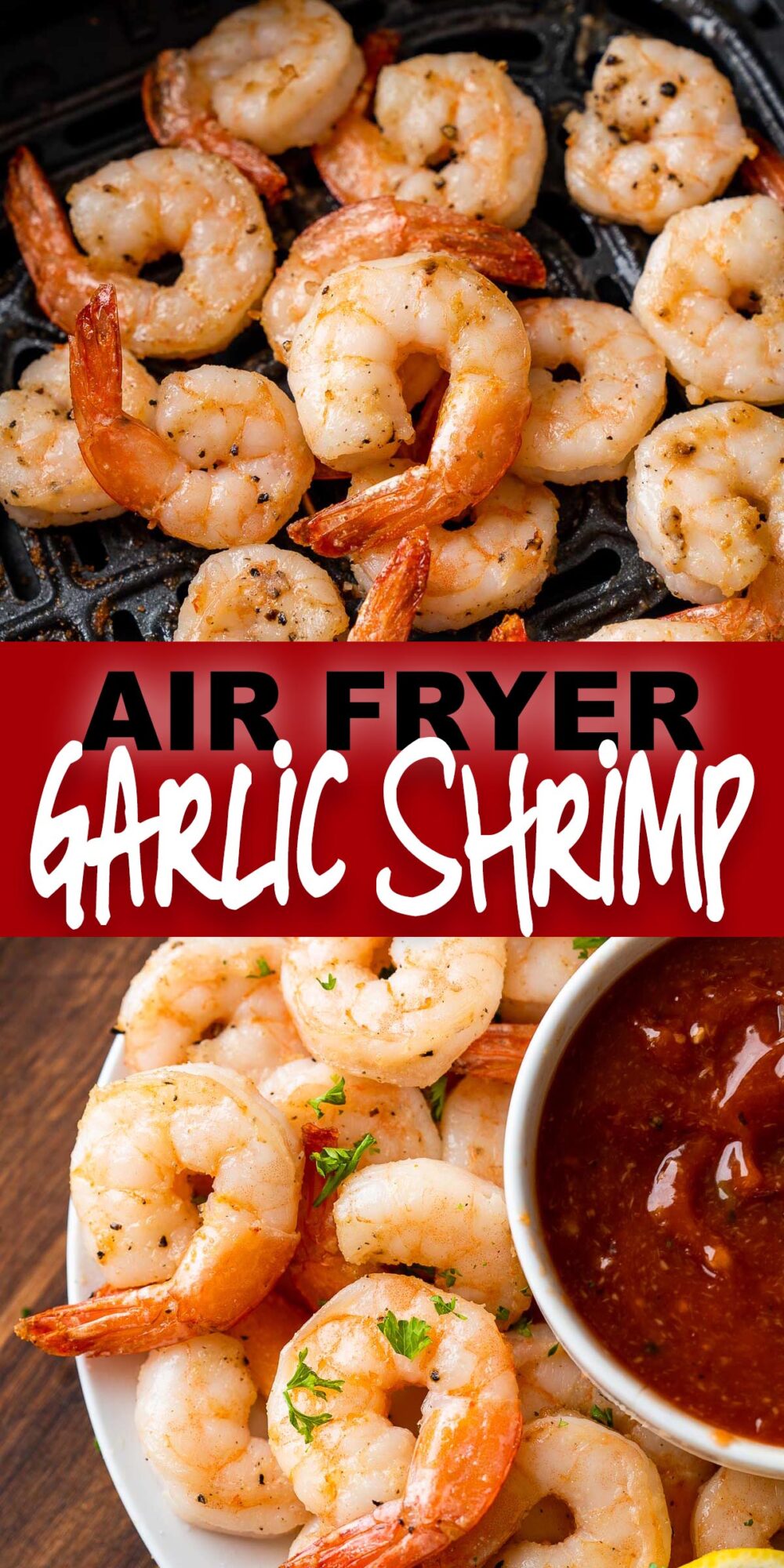 Air Fryer Garlic Shrimp Recipe - I Wash You Dry